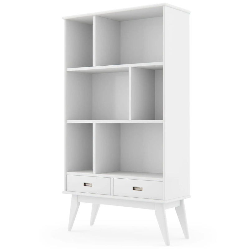 Draper - Mid Century Wide Bookcase And Storage Unit by Unique Piece Furniture