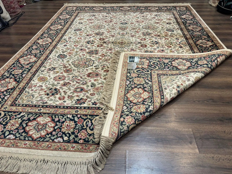 Karastan Rug 8.8 x 10.6 Ivory Indo Kirman #700/706, Wool Original Series by Jewel Rugs