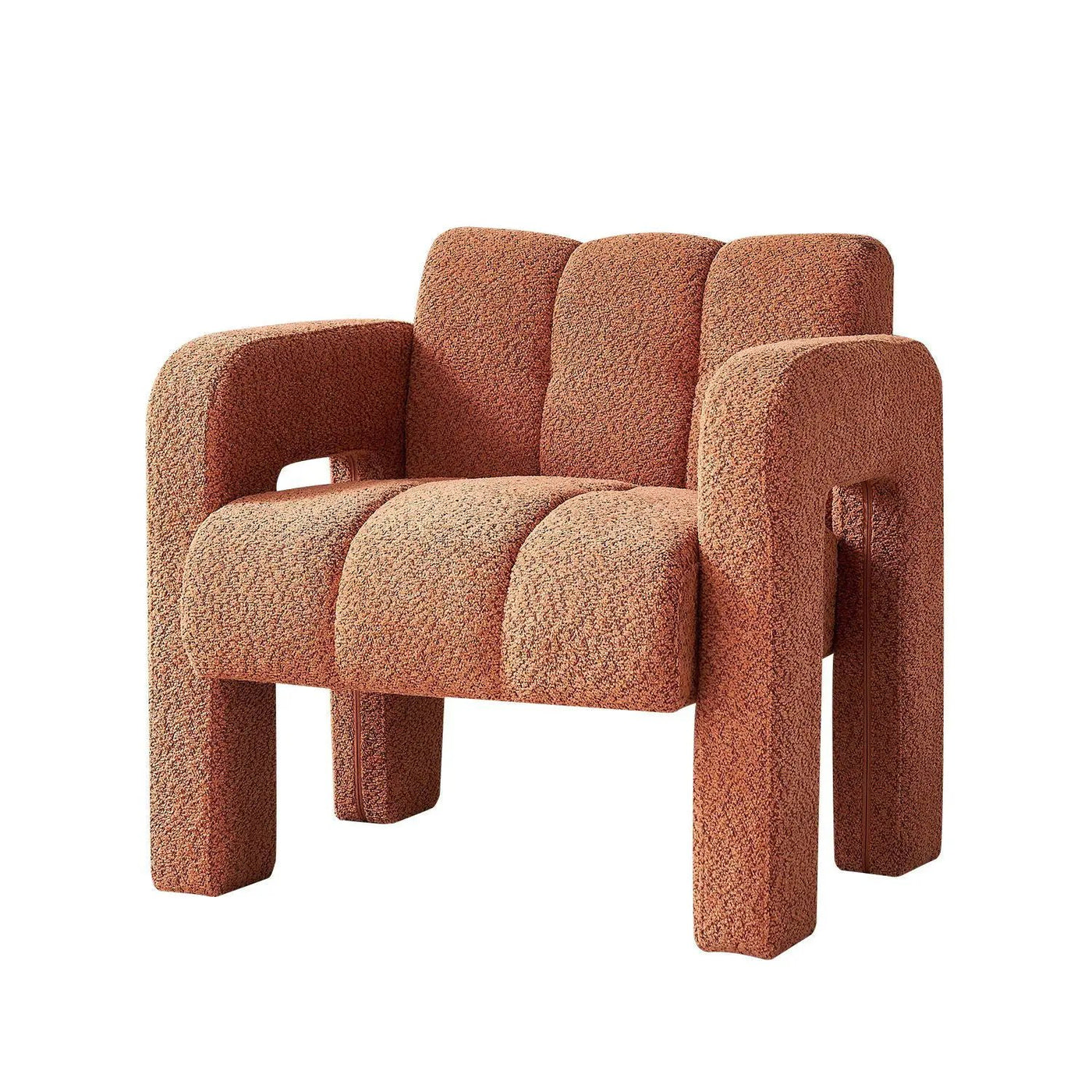 31.10" Boucle Upholstered Accent Chair by Unique Piece Furniture