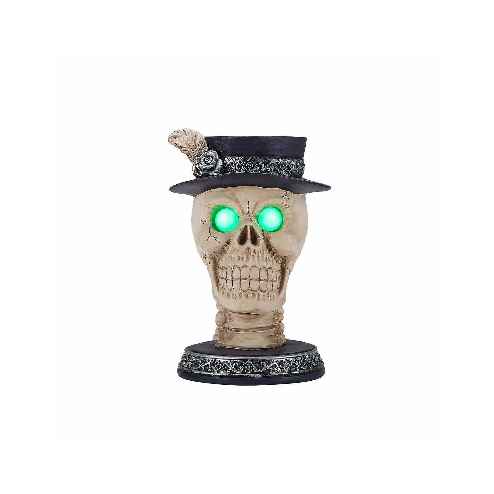 Halloween Skull Candle Holder with Glowing by HouseOfZazla