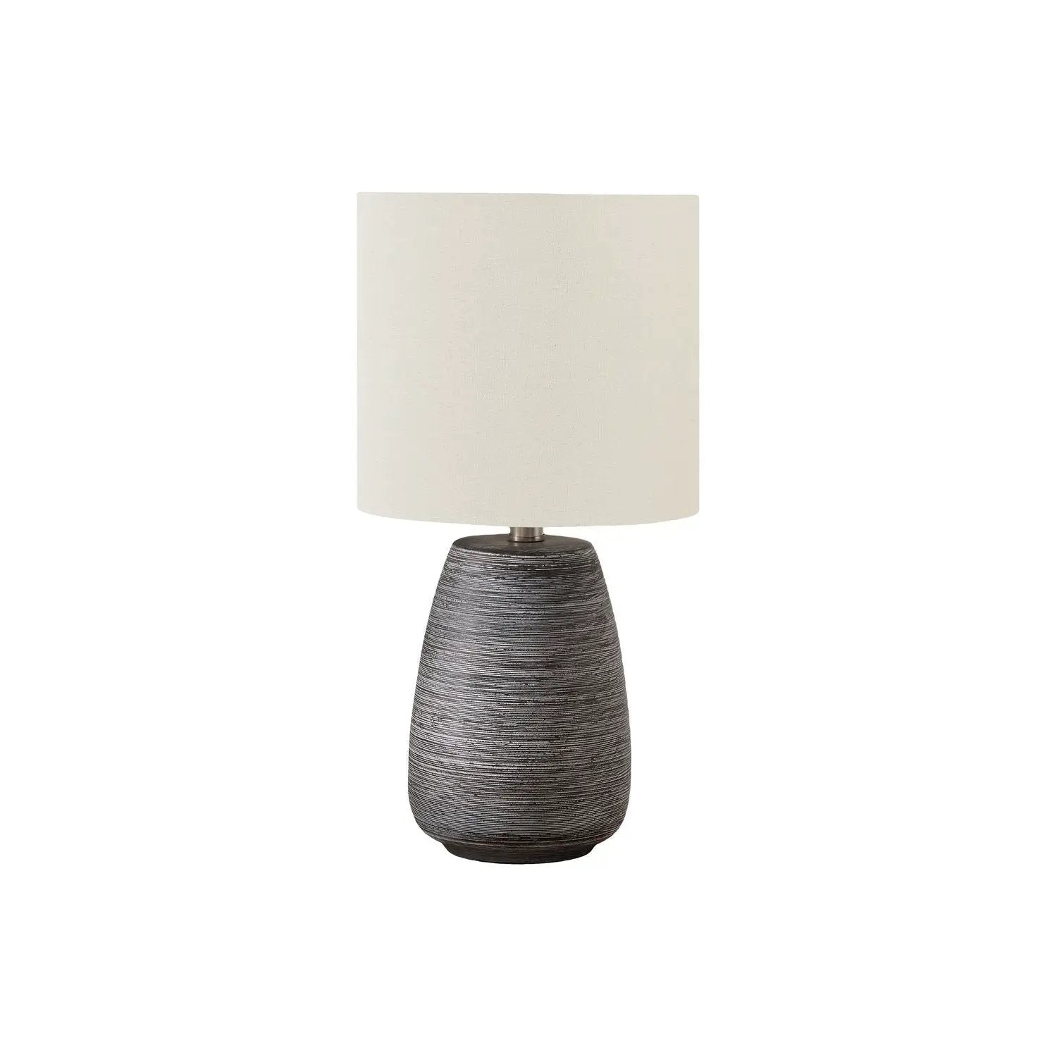 Lighting, Table Lamp, Ceramic, Contemporary - Gray / Cream by Unique Piece Furniture