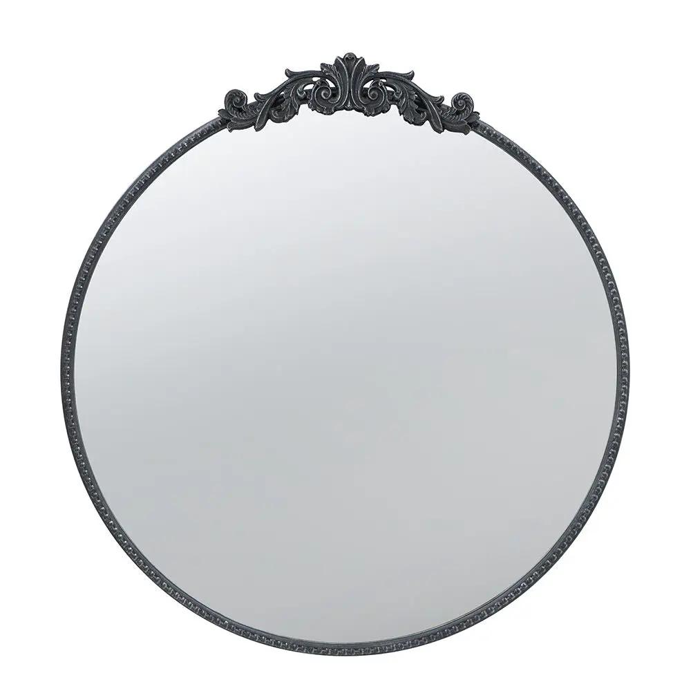 Classic Design Mirror With Baroque Inspired Frame For Bathroom, Entryway Console Lean Against Wall by Unique Piece Furniture