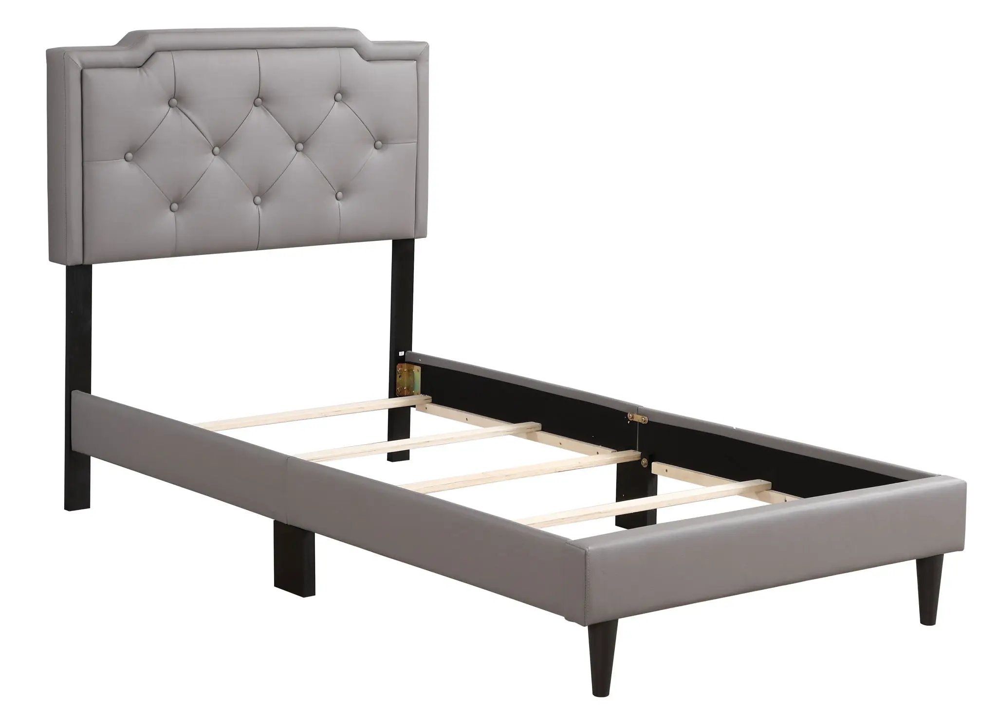 Button Tufted Bed Charming For Cozy Spaces by HouseOfZazla