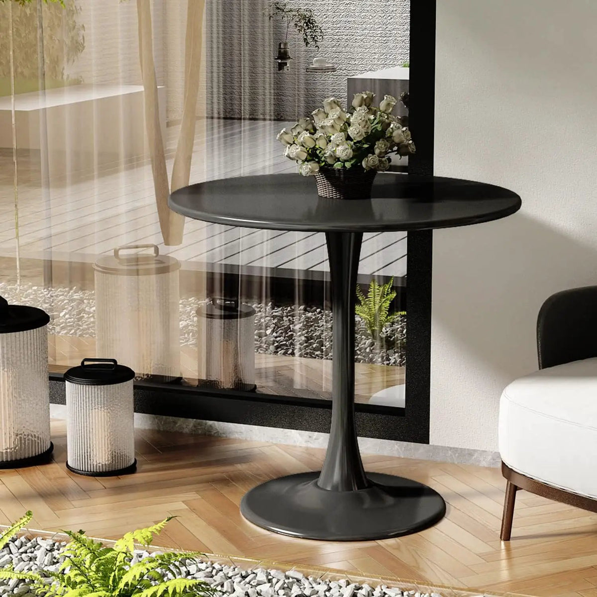 Modern Round Dining Table - 31.5'' by HouseOfZazla