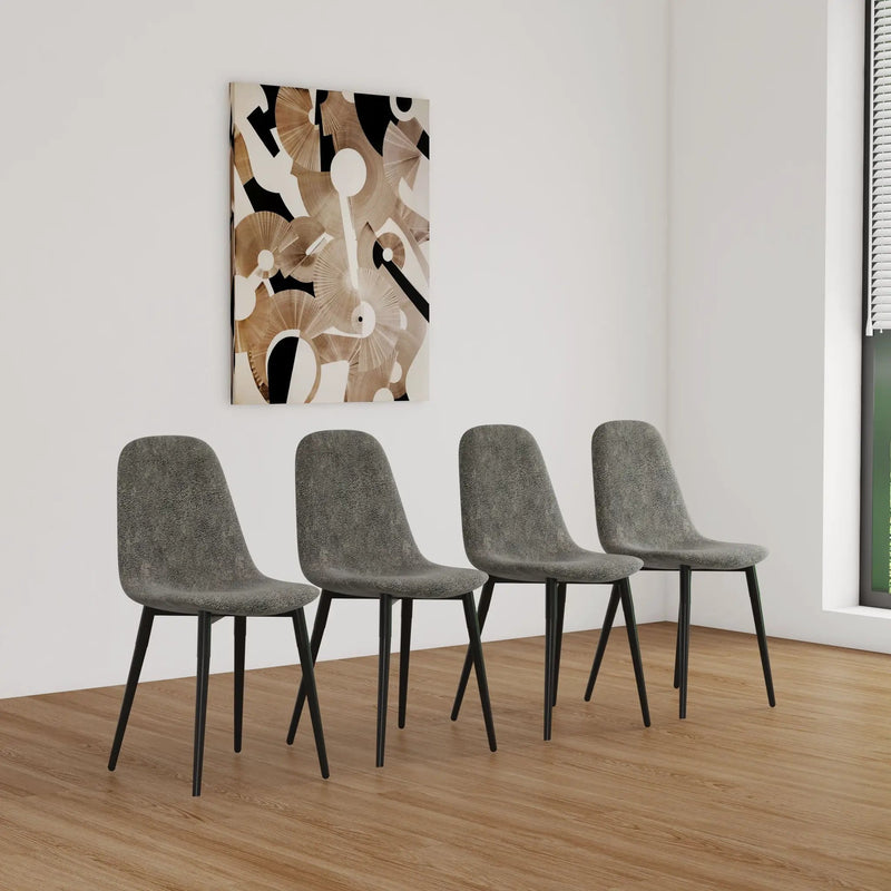Modern Extendable Dining Table And Chair Set For 2 - 6 People by HouseOfZazla