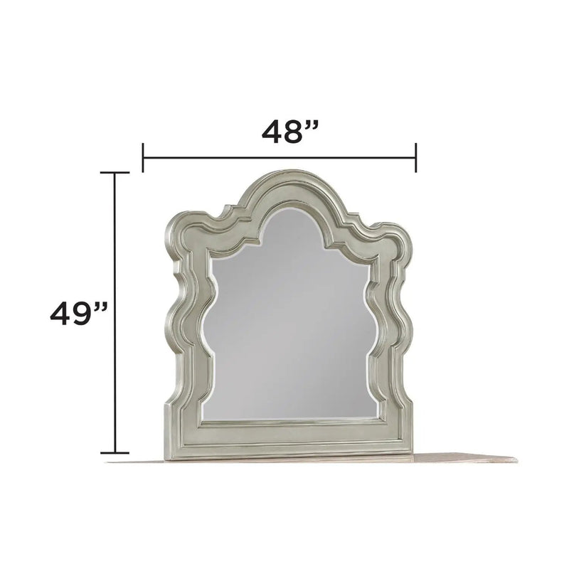 Bella - Bedroom Mirror (Dresser Not Included) - Champagne by HouseOfZazla