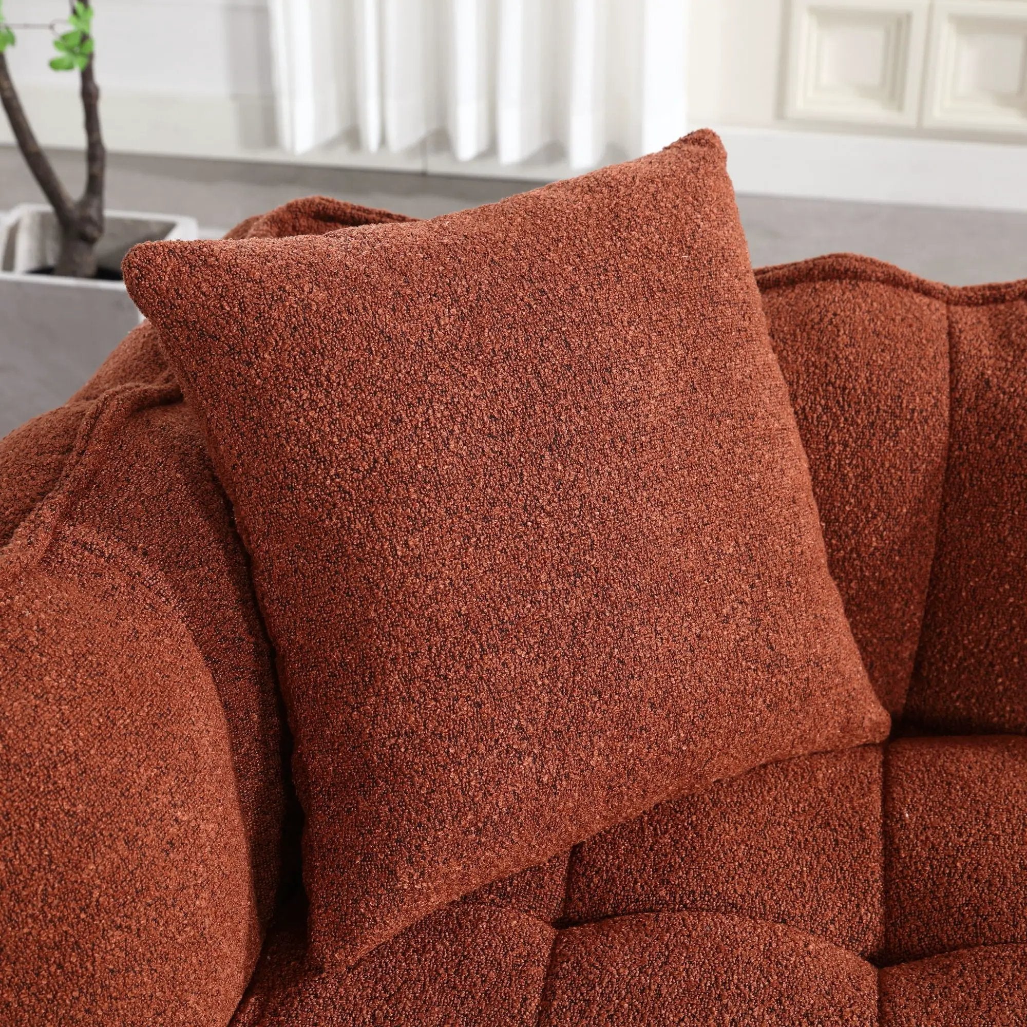 Cozy Beanbag Chair With High Resilience Foam Core For 2 by HouseOfZazla