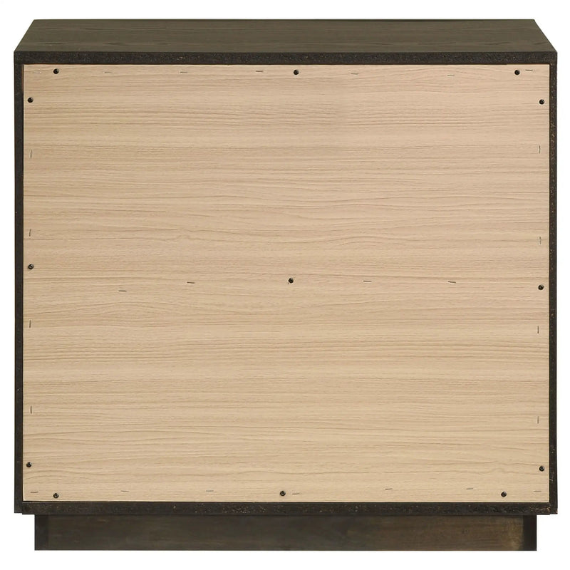 Atlas 2-drawer Bedroom Nightstand Bedside Table Dark Oak by Unique Piece Furniture