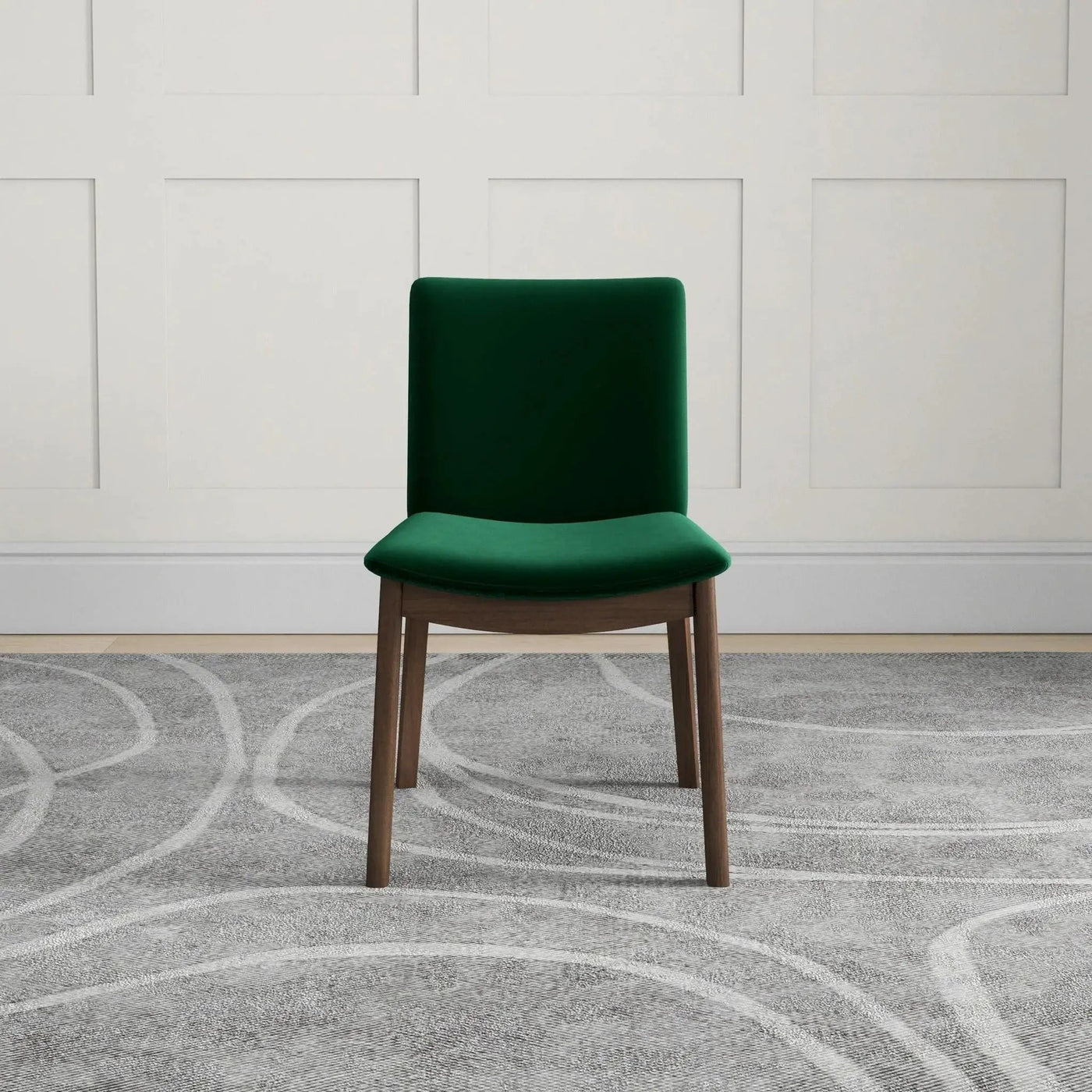 Laura - Mid-Century Modern Solid Wood Dining Chair (Set of 2) by HouseOfZazla