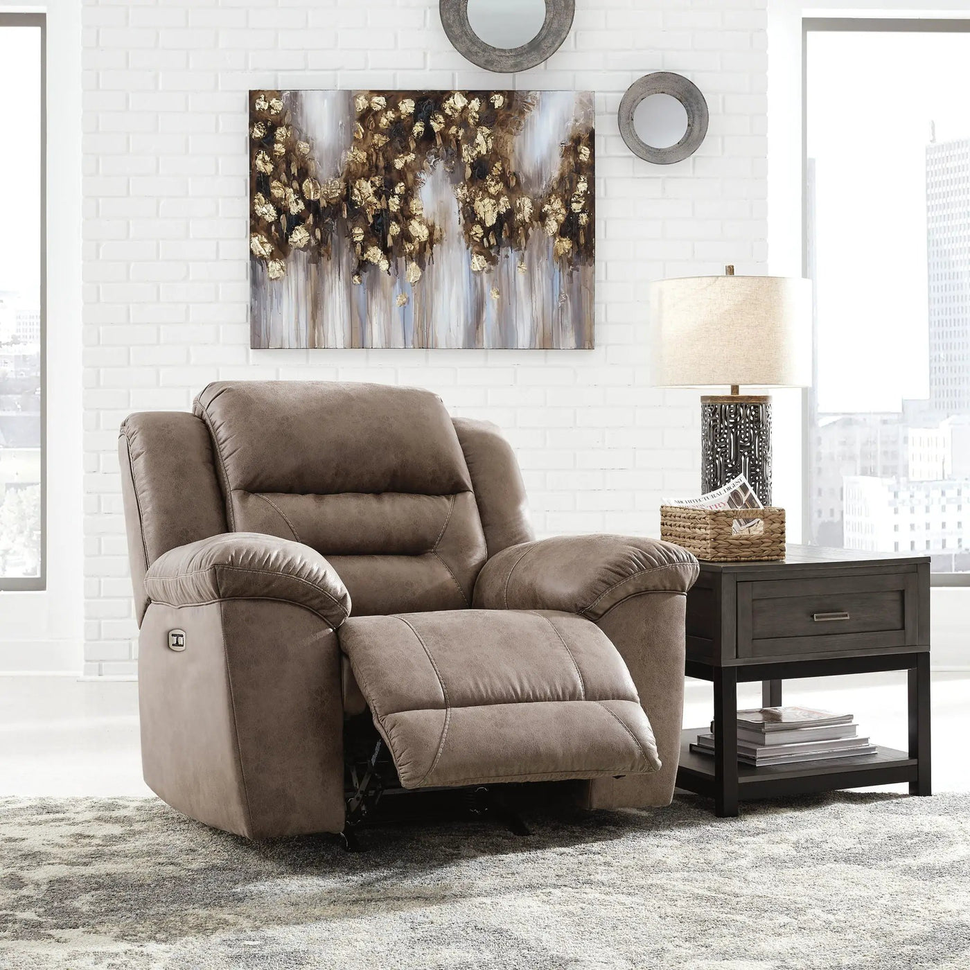 Stoneland - Power Recliner by Unique Piece Furniture