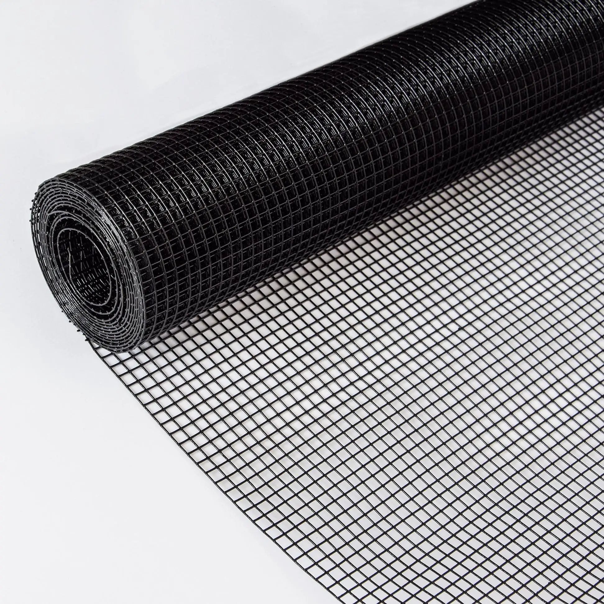 Vinyl Coated Hardware Cloth, 19 Gauge, For Poultry Cages And Home Improvement - Black by HouseOfZazla