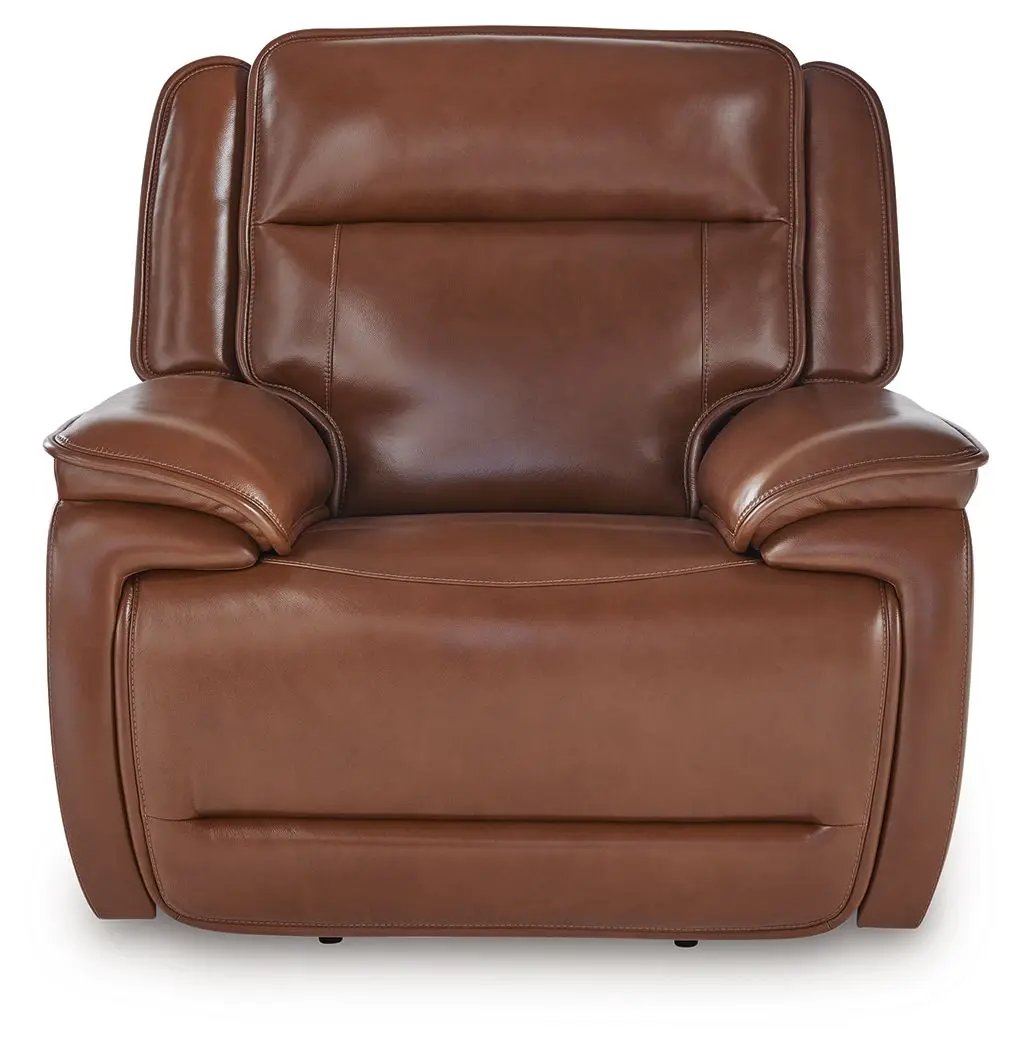 Healy Pier - Power Recliner / Adj Headrest - Chocolate by Unique Piece Furniture