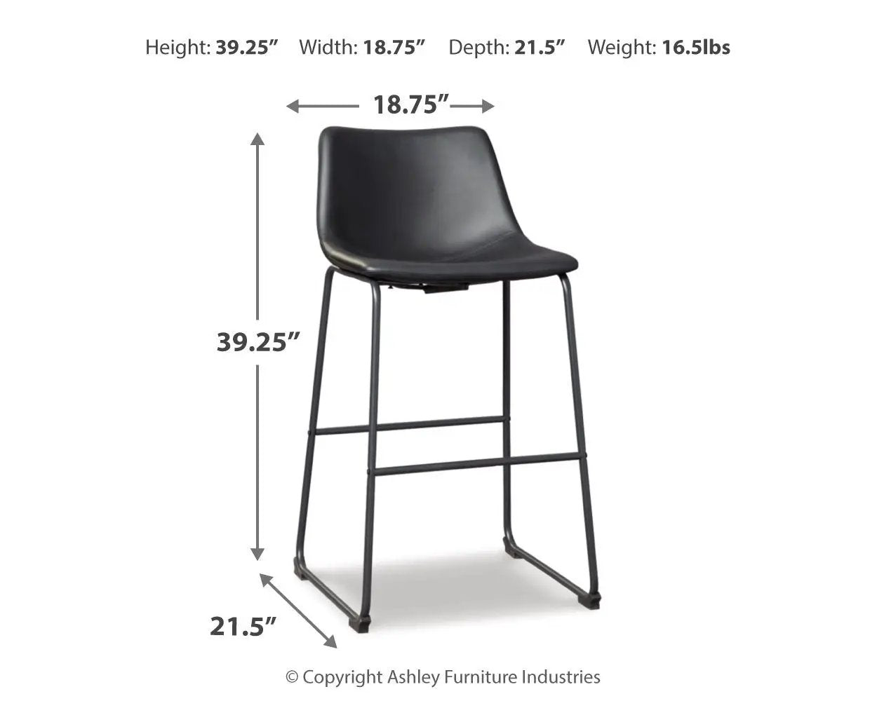 Centiar - Upholstered Barstool (Set of 2) by Unique Piece Furniture