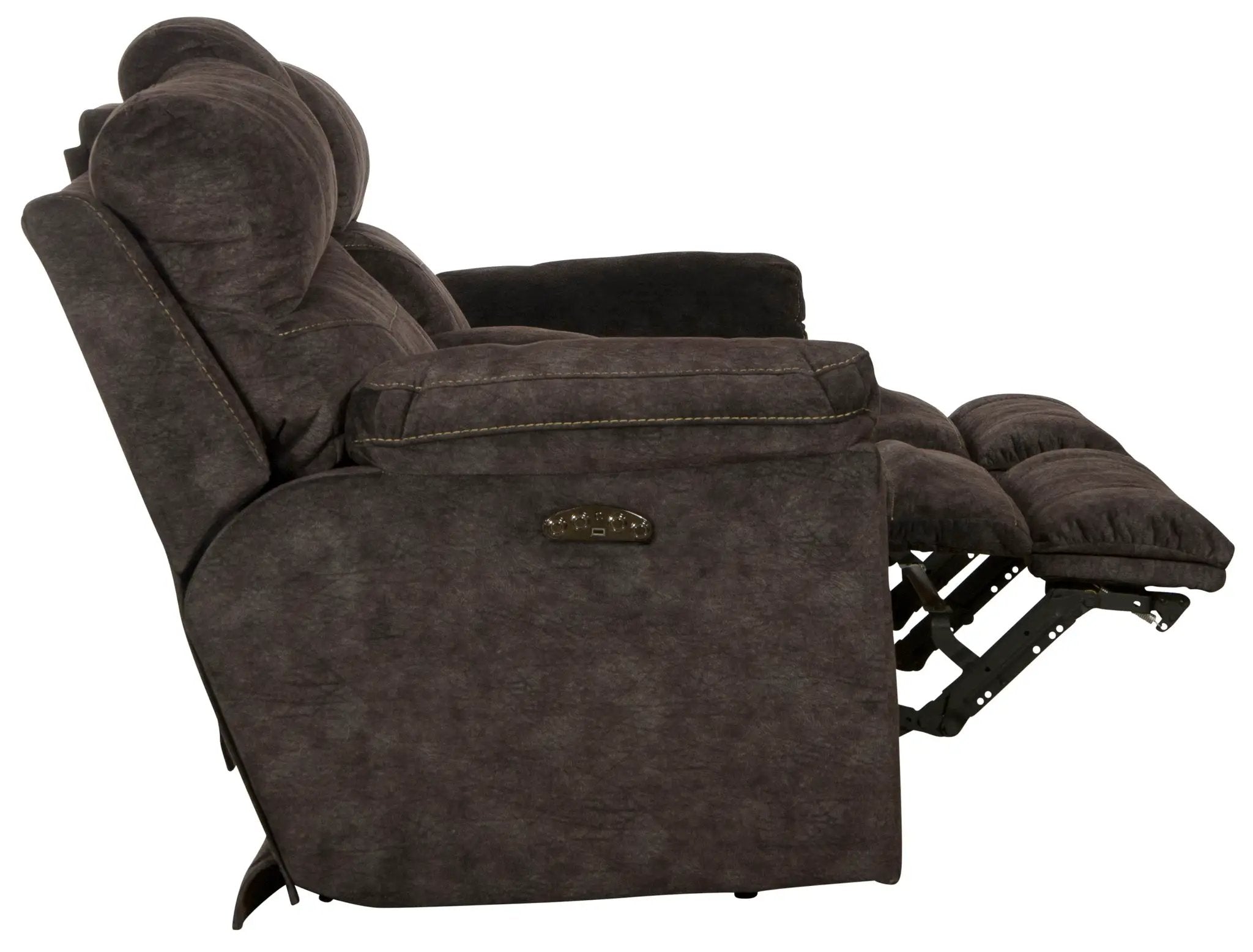 Sedona - Power Headrest Lay Flat Reclining Console Loveseat With Storage & Cupholders by Unique Piece Furniture