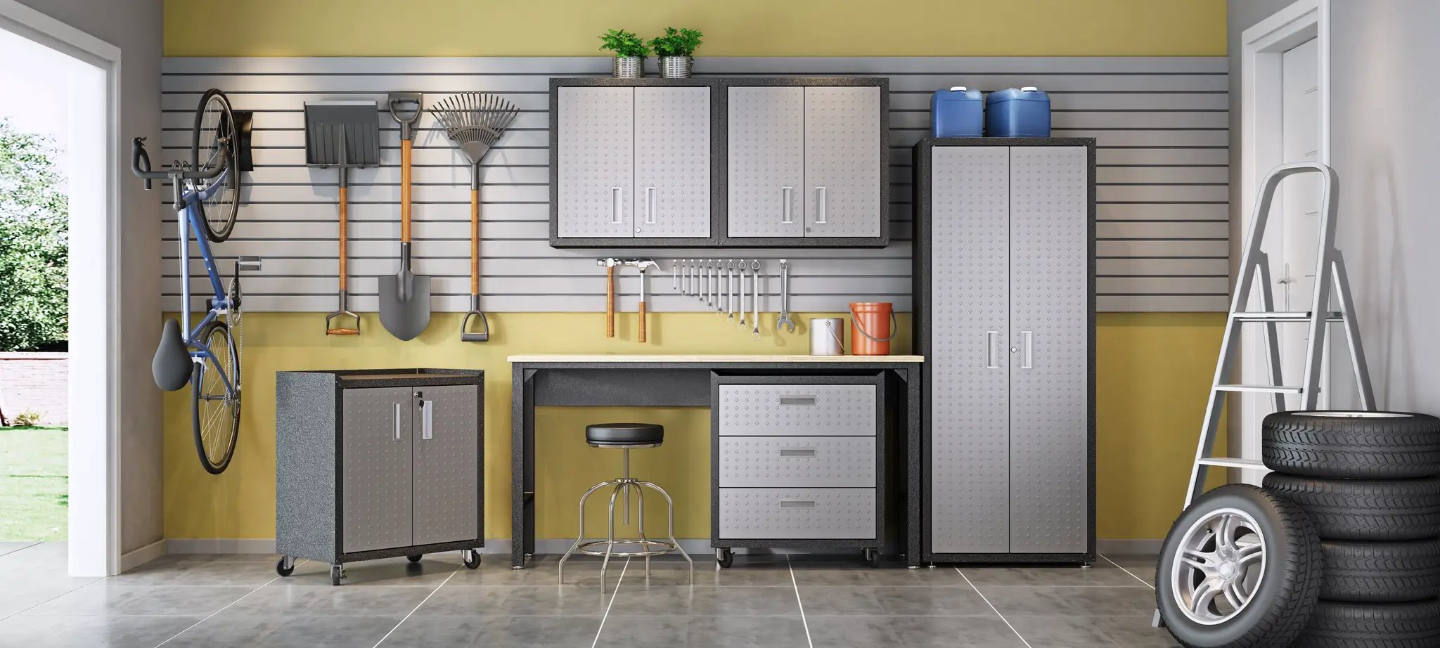 Floating Garage Cabinet by HouseOfZazla