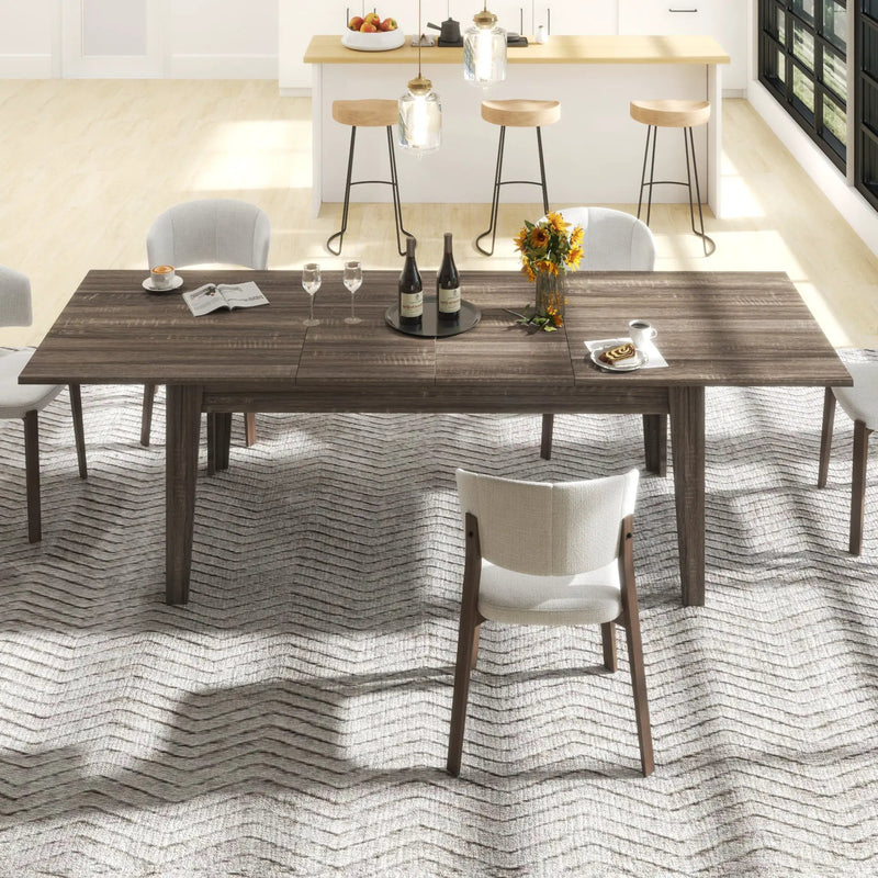 106.3 in Large Extendable Dining Table by HouseOfZazla
