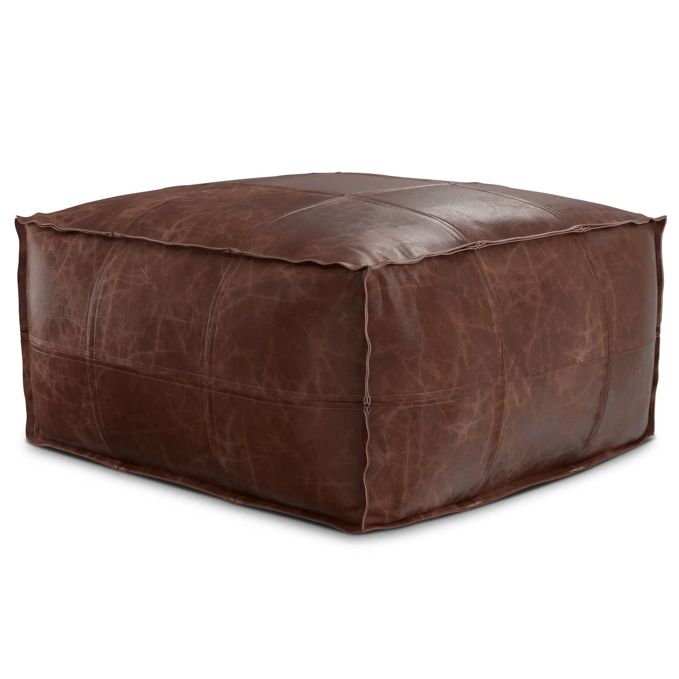 Sheffield - Handcrafted Square Pouf by HouseOfZazla