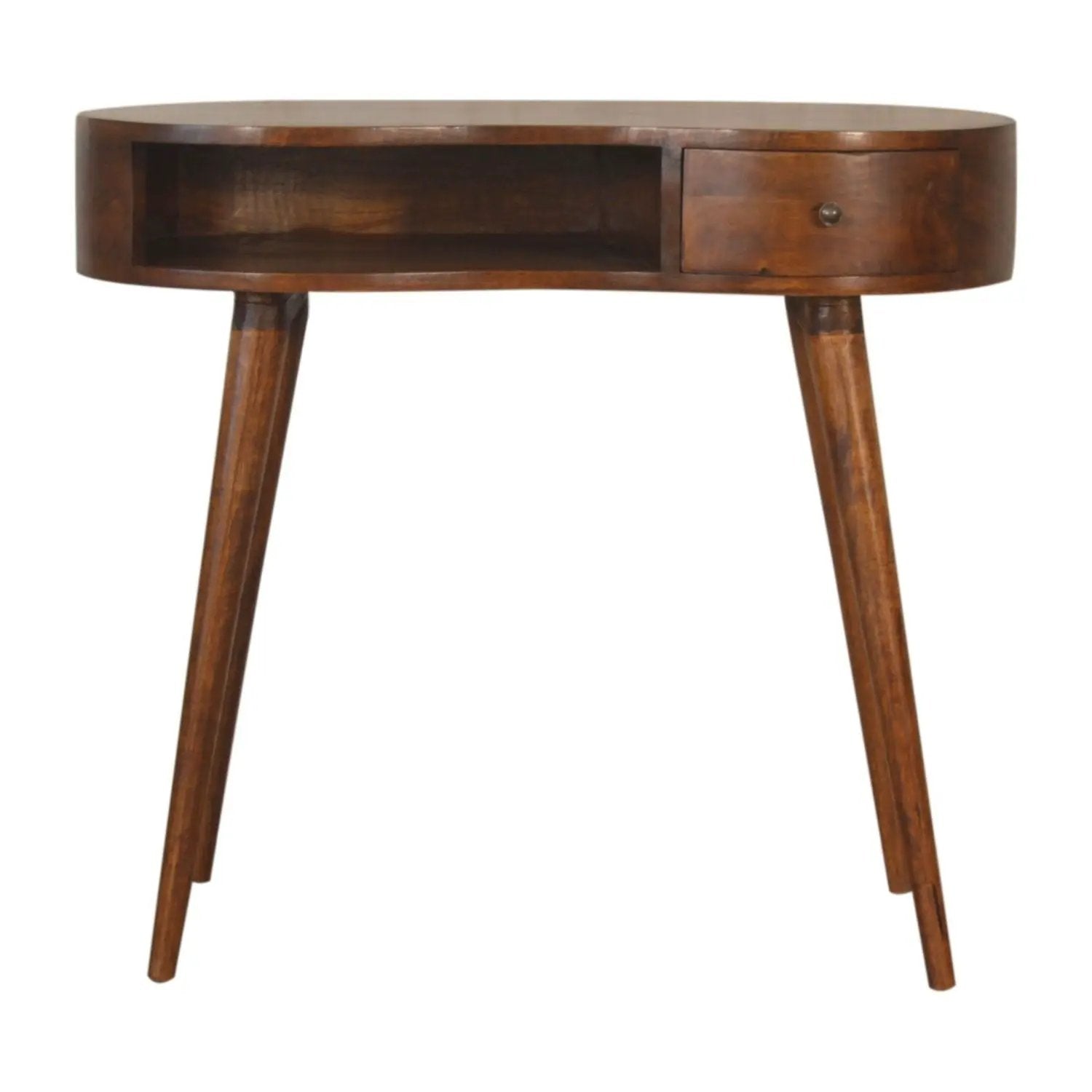 Rounded Writing Desk - Chestnut by Unique Piece Furniture