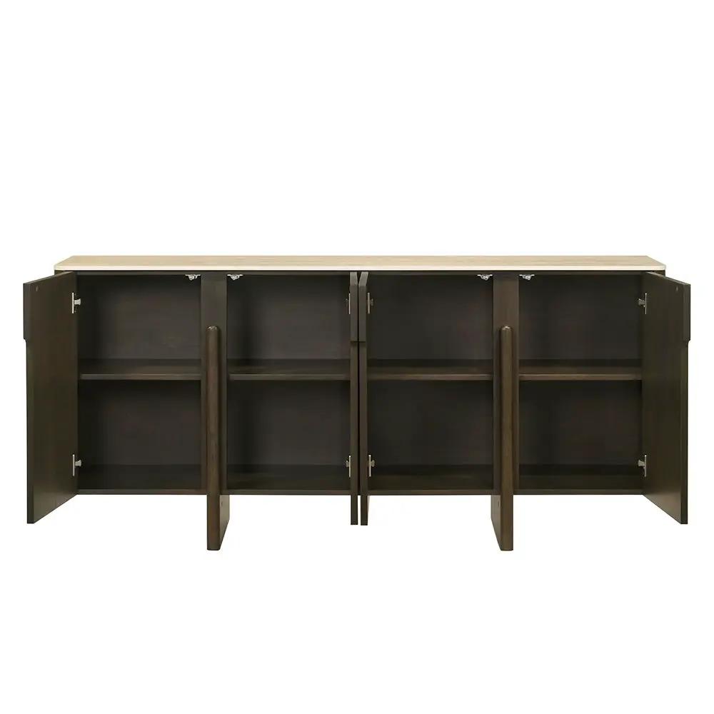 Davita - Server With Ceramic Top - Walnut by Unique Piece Furniture