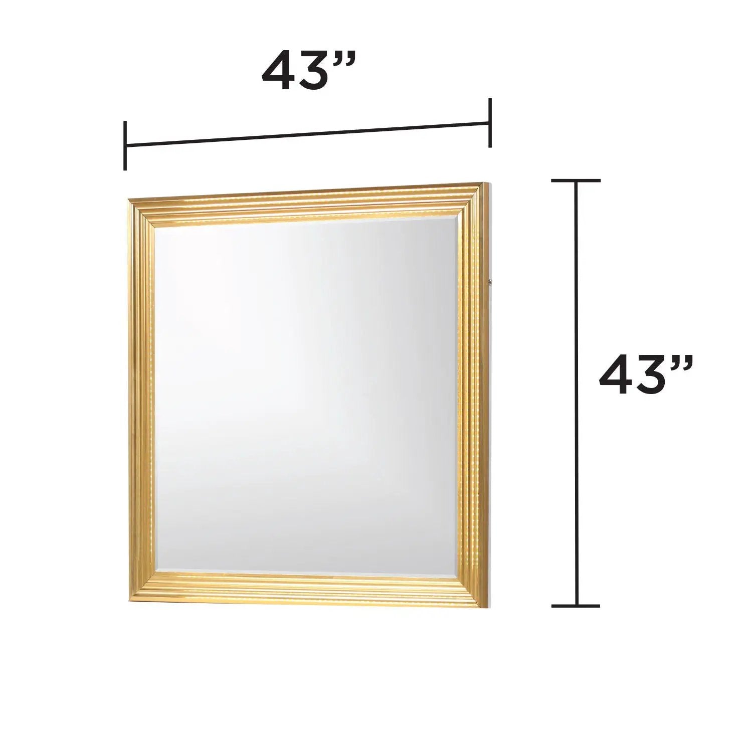 Obsession - Square Mirror - White by HouseOfZazla