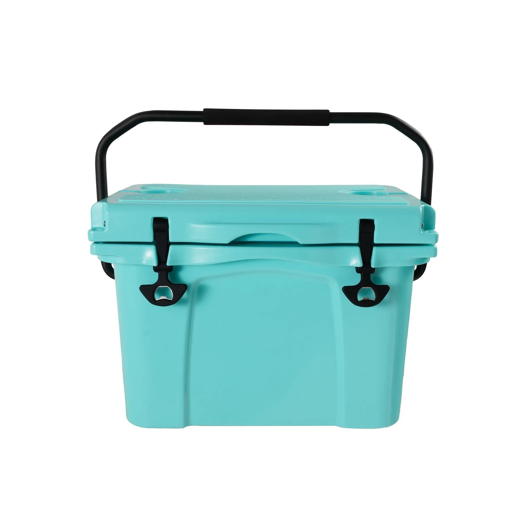 25QT Portable Cooler, Insulated Hard Cooler with Bottle Opener and Cup Holder by HouseOfZazla