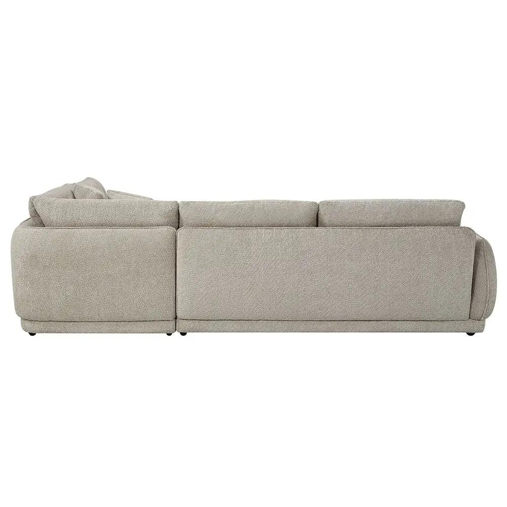 Jonina - Sectional Sofa With 4 Pillows - Beige Chenille by Unique Piece Furniture