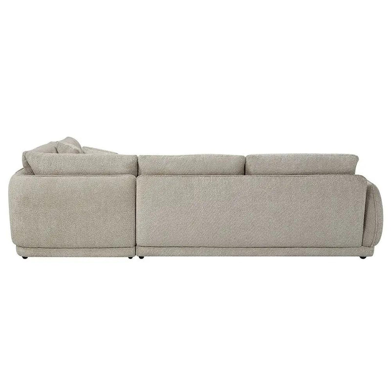 Jonina - Sectional Sofa With 4 Pillows - Beige Chenille by Unique Piece Furniture