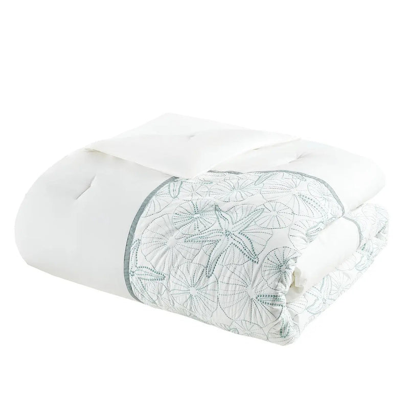 Comforter Set White King by HouseOfZazla