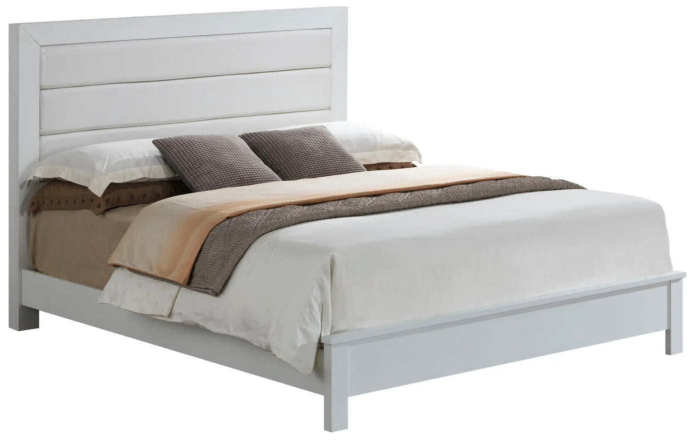 Transitional Modern Design Bed by HouseOfZazla