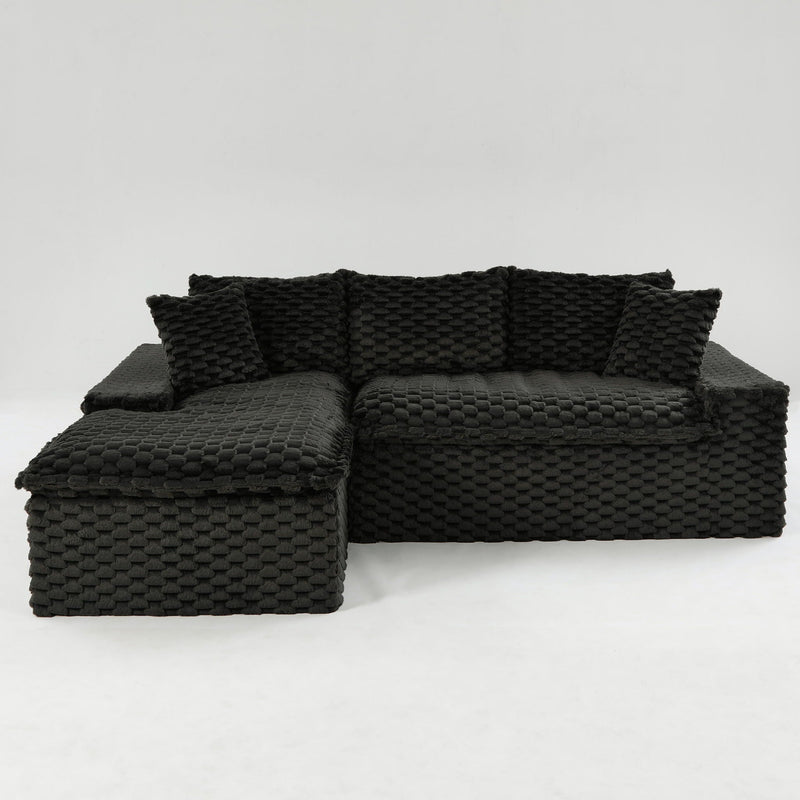 Modular Sofa, Convertible Twin Seat With Chaise Lounge by HouseOfZazla