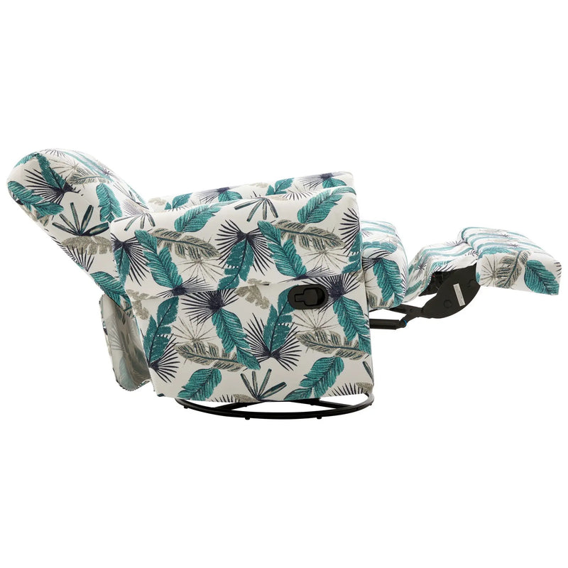 Manual Swivel Recliner Rocker Chair With Adjustable Backrest by HouseOfZazla