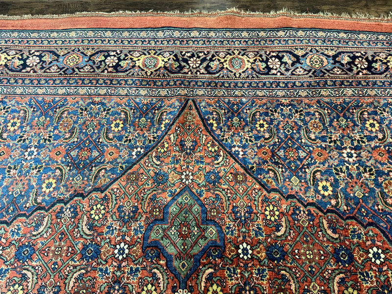 Antique Persian Bijar Rug 7x15 by Jewel Rugs