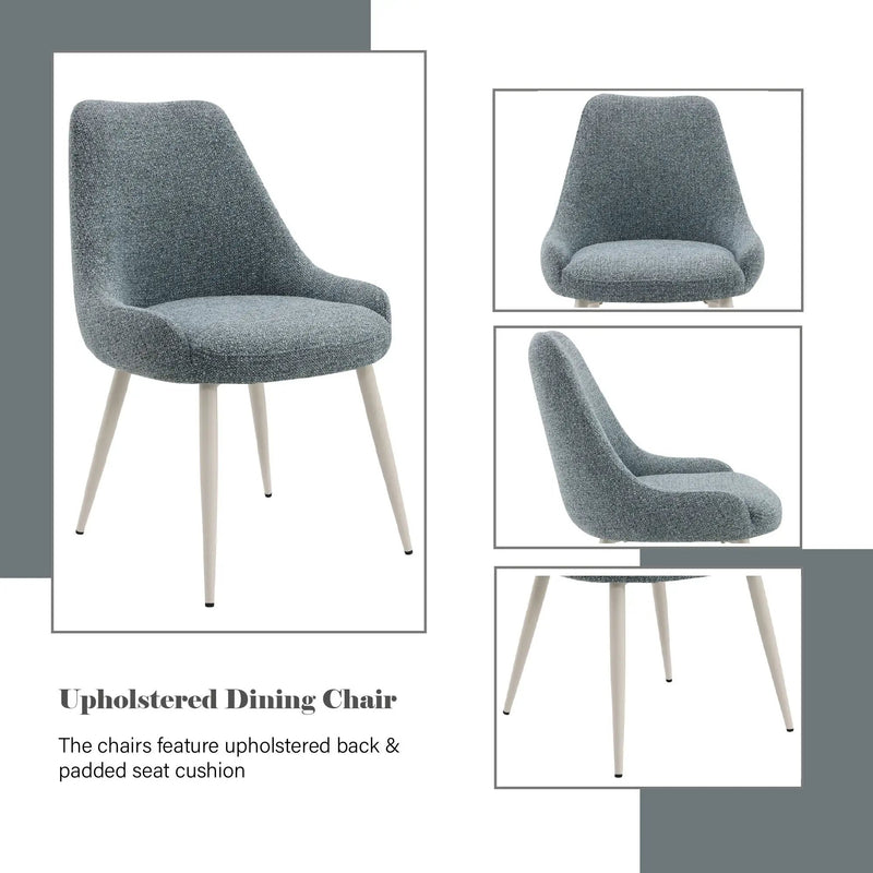 Table Side Chair - Light Blue by Unique Piece Furniture