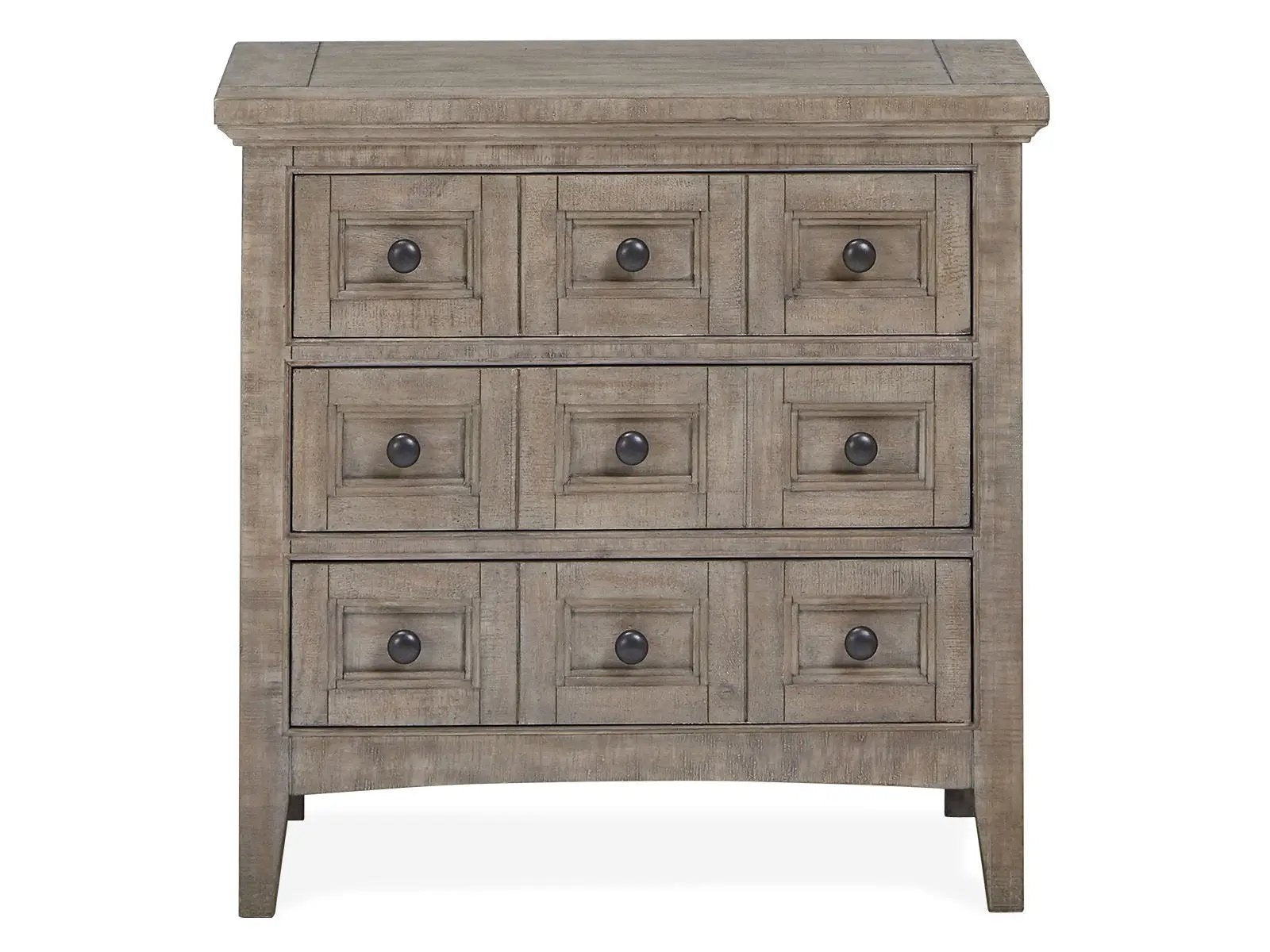 Paxton Place - Wood Drawer Nightstand - Dove Tail Gray by Unique Piece Furniture