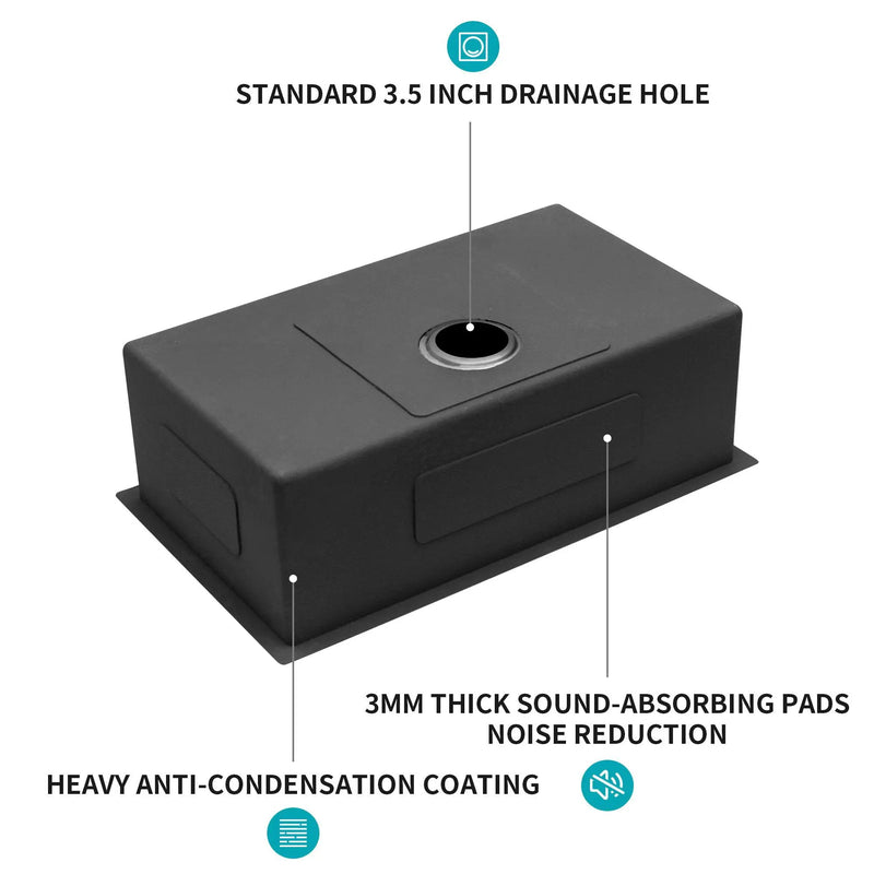 Undermount Kitchen Sink With Deep Single Bowl by HouseOfZazla