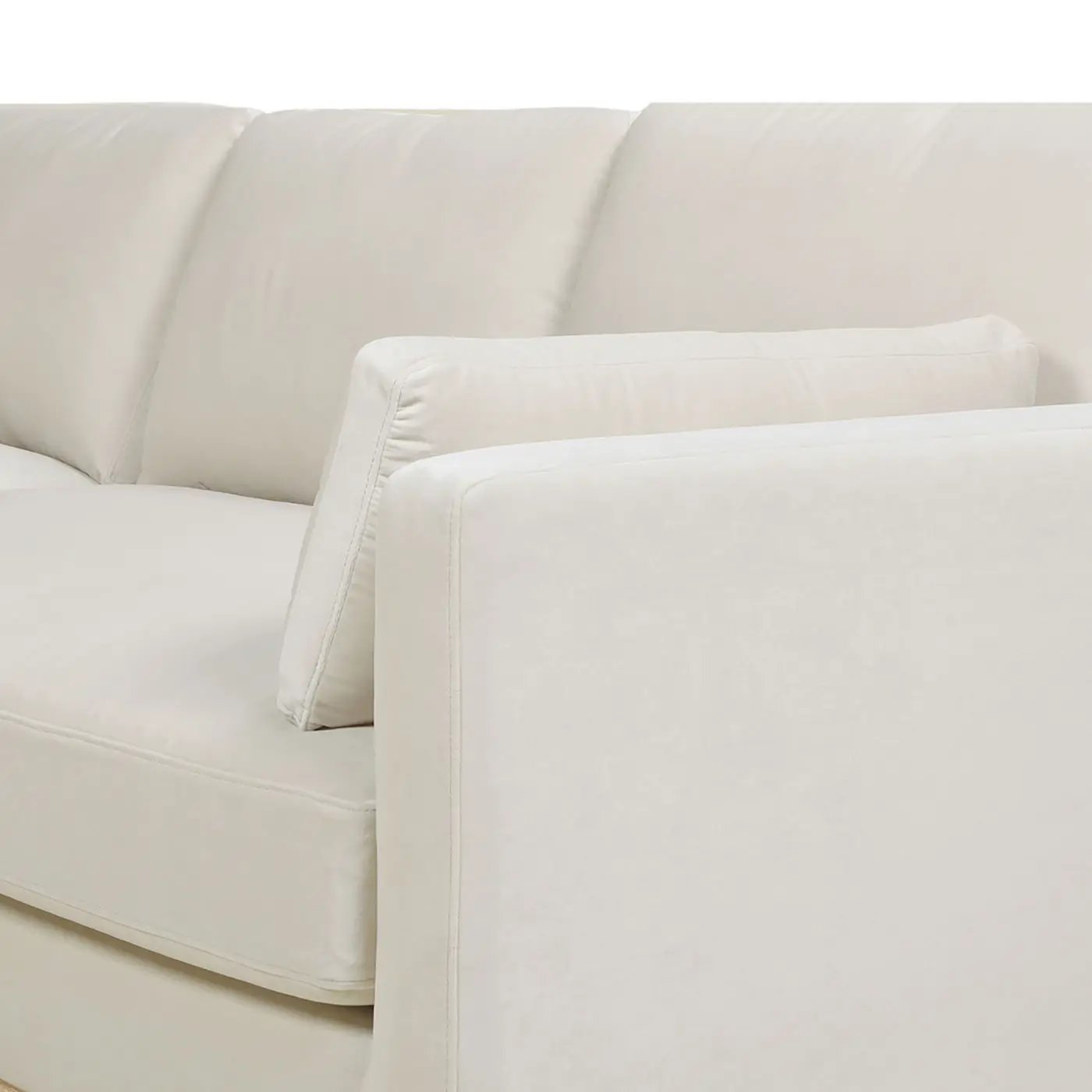 Knox - Modern Farmhouse Reversible Chaise Sectional Sofa by HouseOfZazla