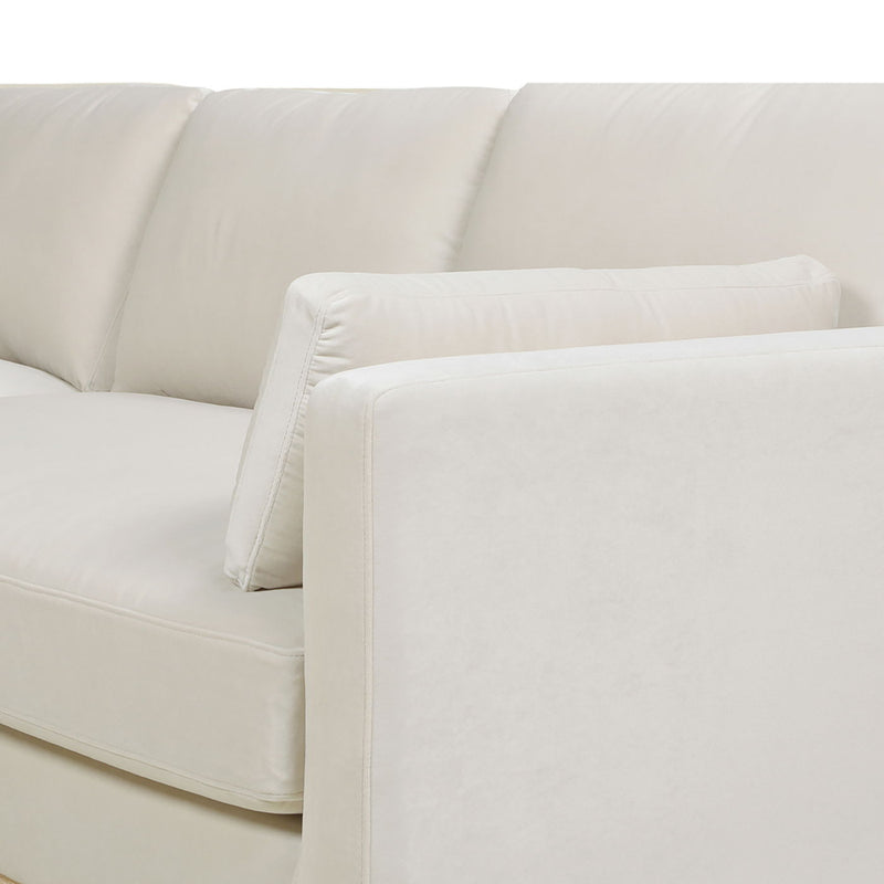 Knox - Modern Farmhouse Reversible Chaise Sectional Sofa by HouseOfZazla