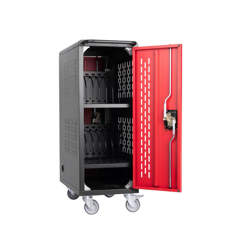 16 Bay Mobile School Charging Cart Station