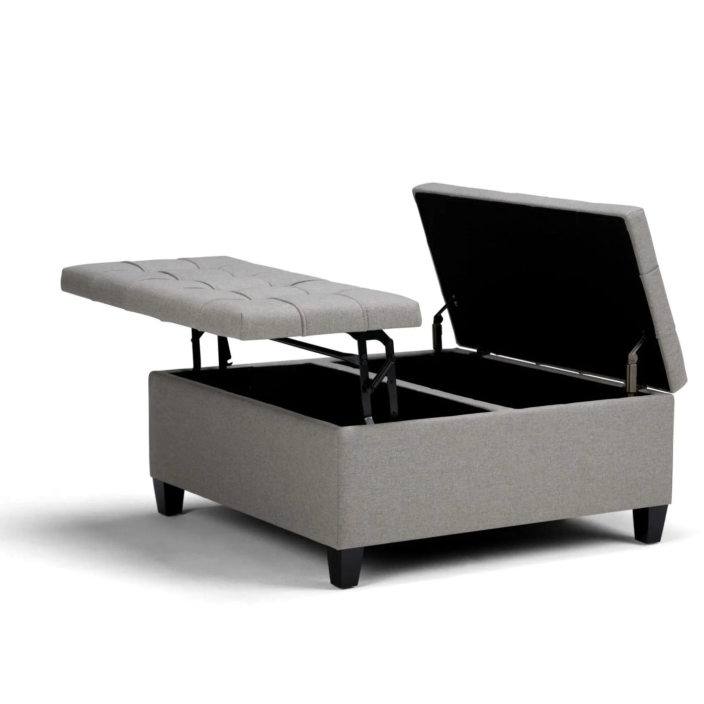 Harrison - Upholstered Coffee Table Storage Ottoman by Unique Piece Furniture