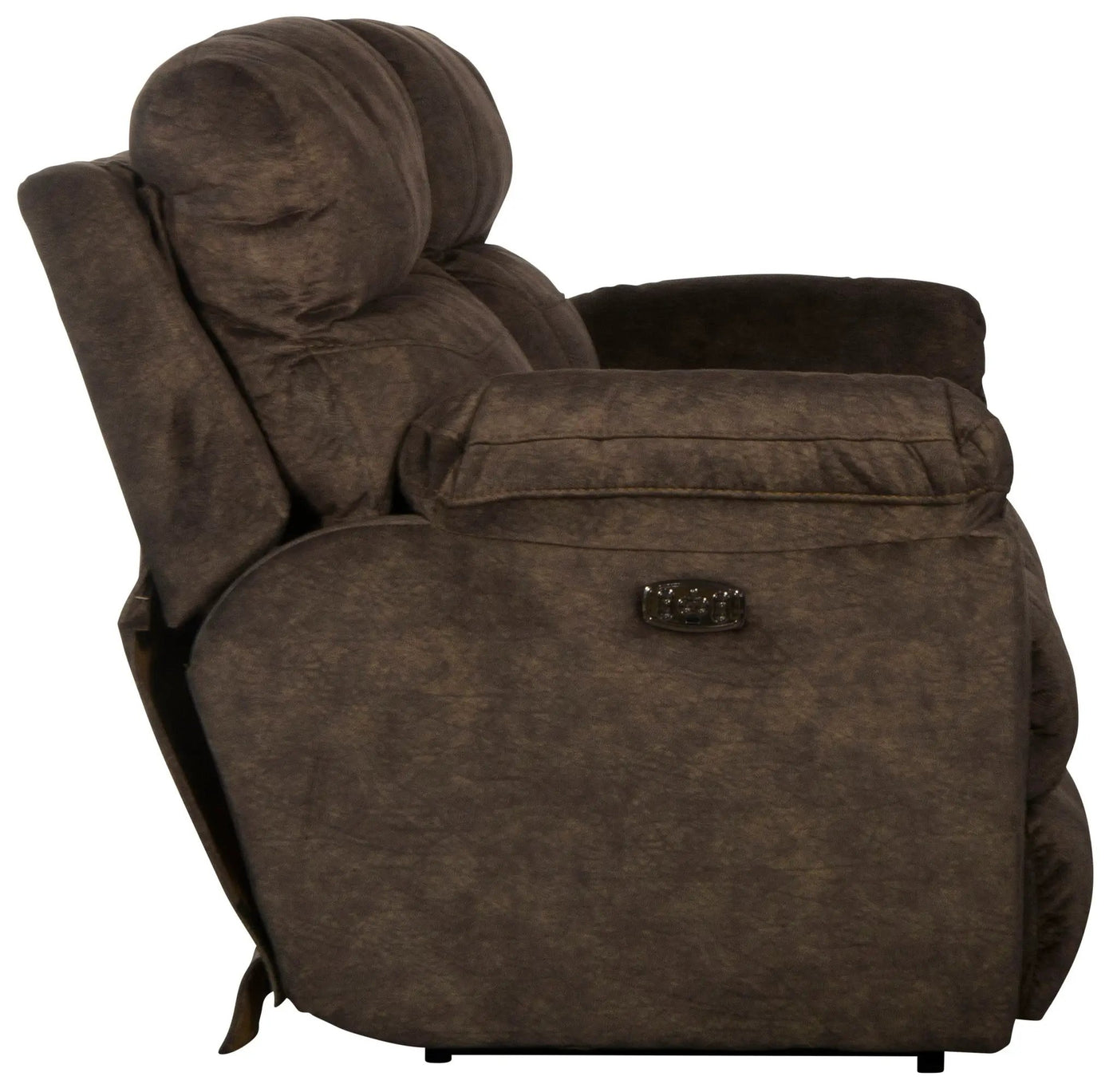 Sedona - Power Hdrst With Lumbar Lay Flat Reclining Console Loveseat With Storage & Cupholders by Unique Piece Furniture