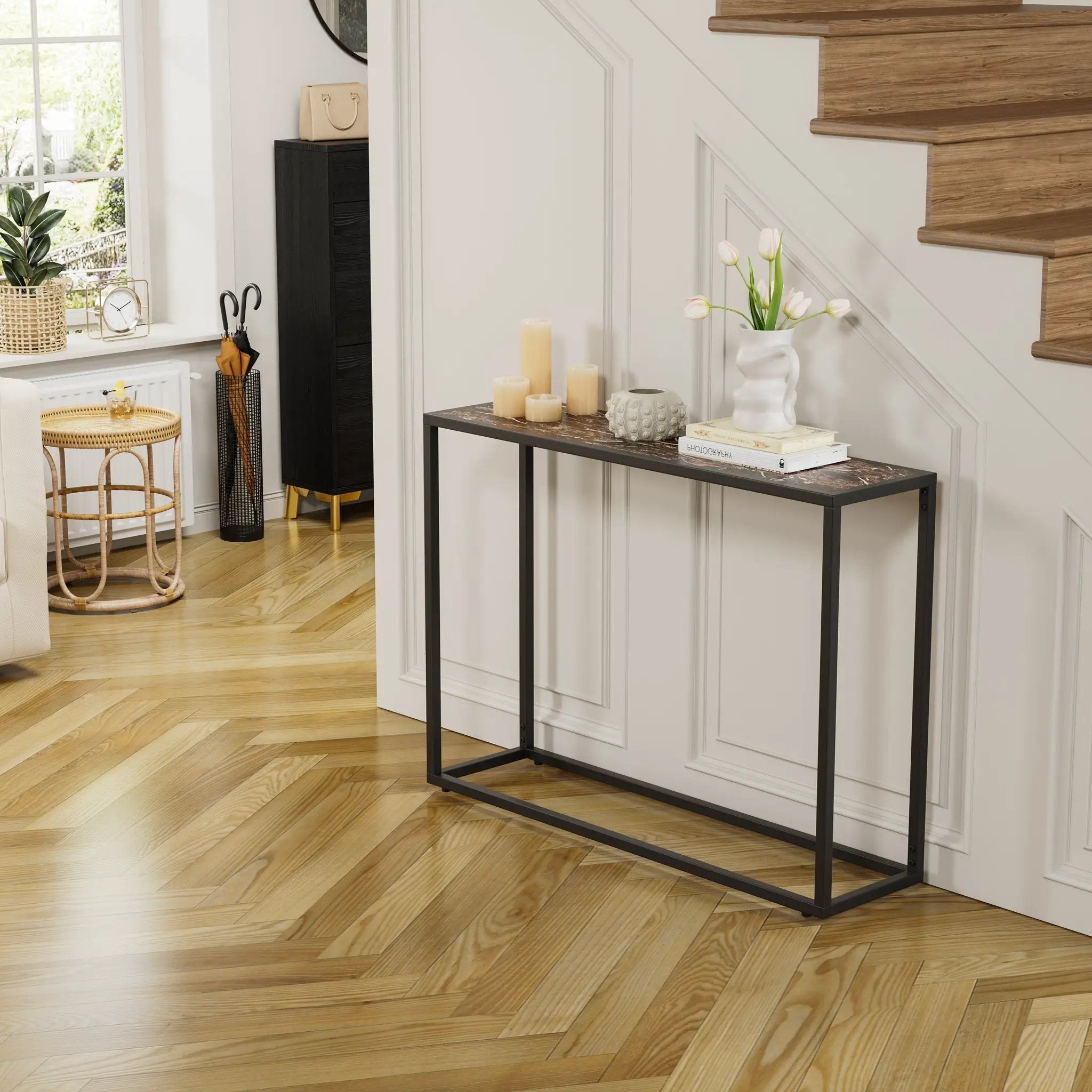 Narrow Console Table by HouseOfZazla