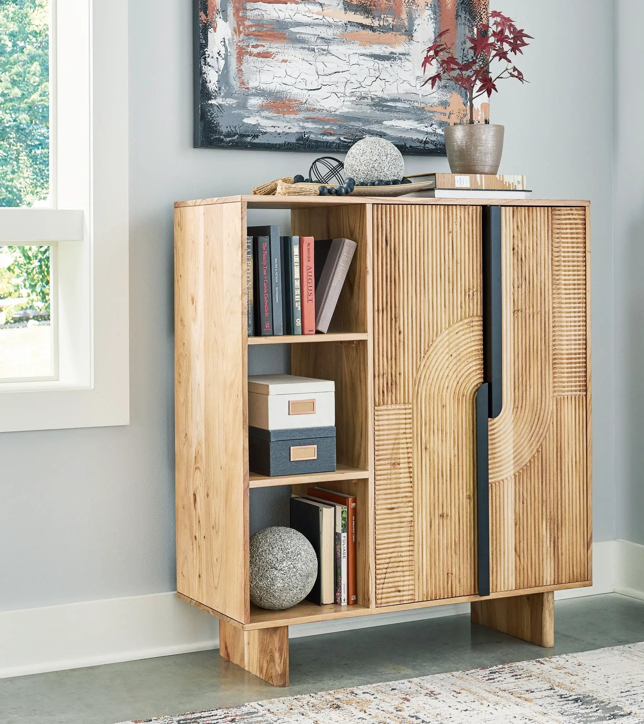 Kierwell - Accent Cabinet - Natural by Unique Piece Furniture