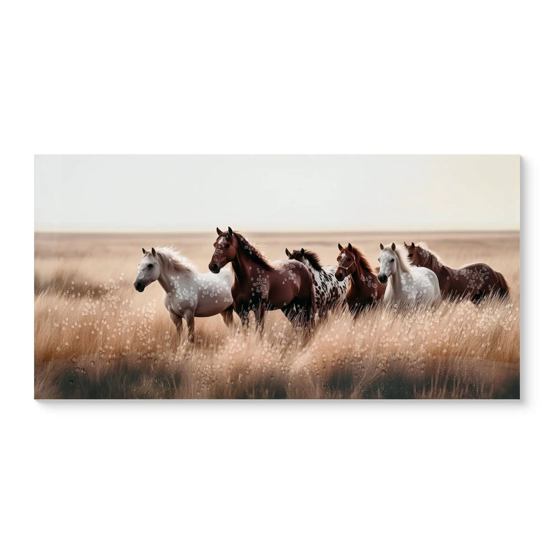 Cozy Country Rustic Horses Wall Art Decor by HouseOfZazla
