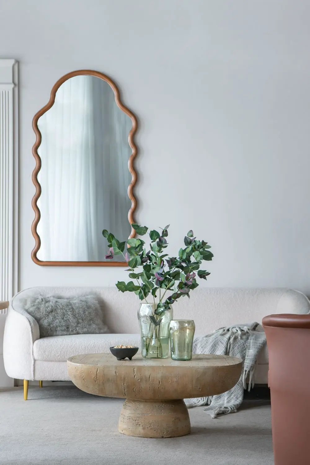 Organic Design Oval Coffee Table by Unique Piece Furniture