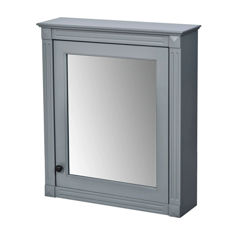Wall Mounted Bathroom Storage Cabinet With Mirror, Medicine Cabinet With Height Adjustable Shelf by HouseOfZazla