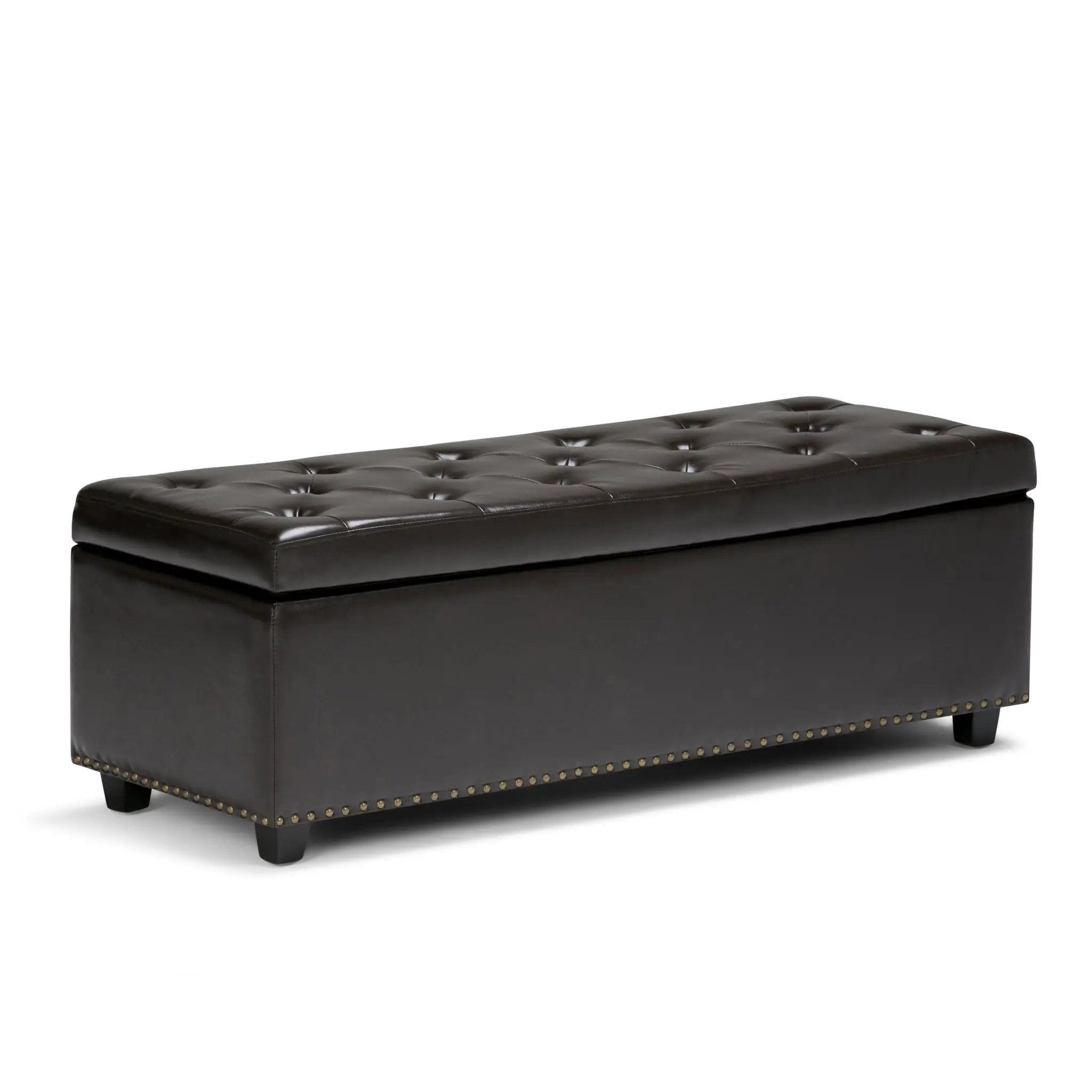 Hamilton - Storage Ottoman - Coffee Brown by Unique Piece Furniture