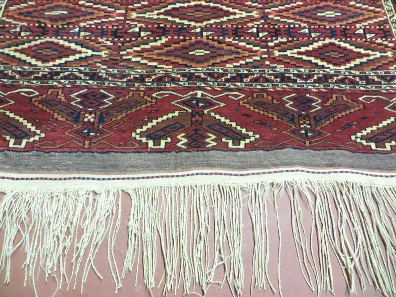 4' X 8' Antique Handmade Russian Bokhara Turkoman Yamud Wool Rug Carpet Nice by Jewel Rugs