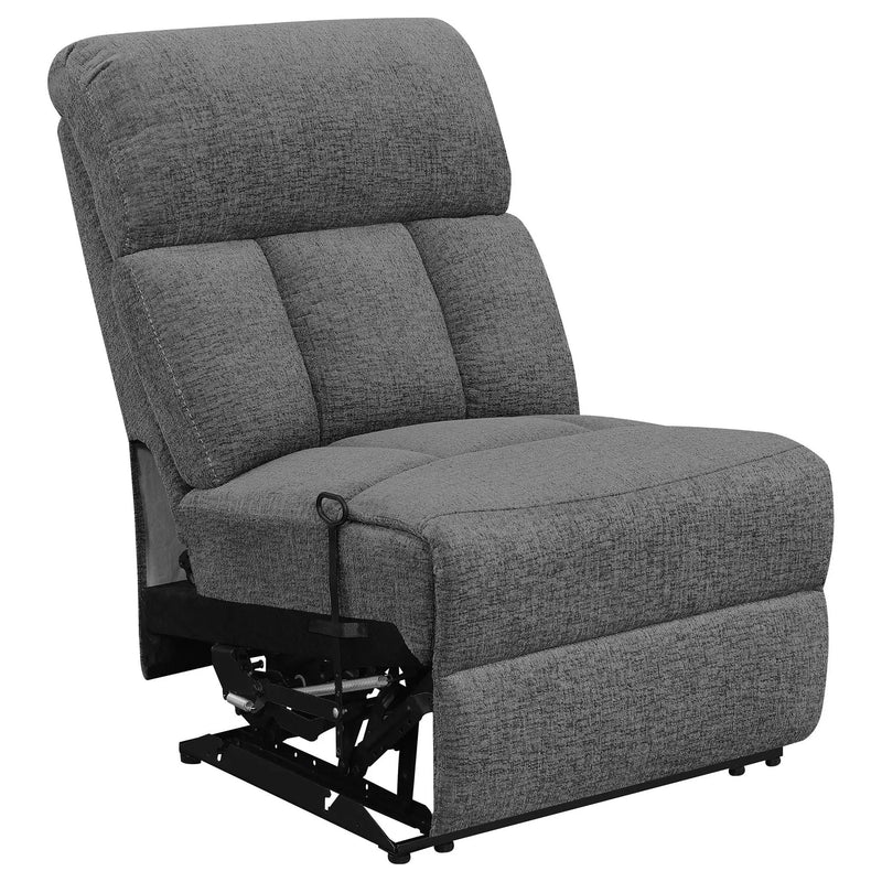 Bahrain 5-piece Upholstered Home Theater Seating Charcoal by Unique Piece Furniture