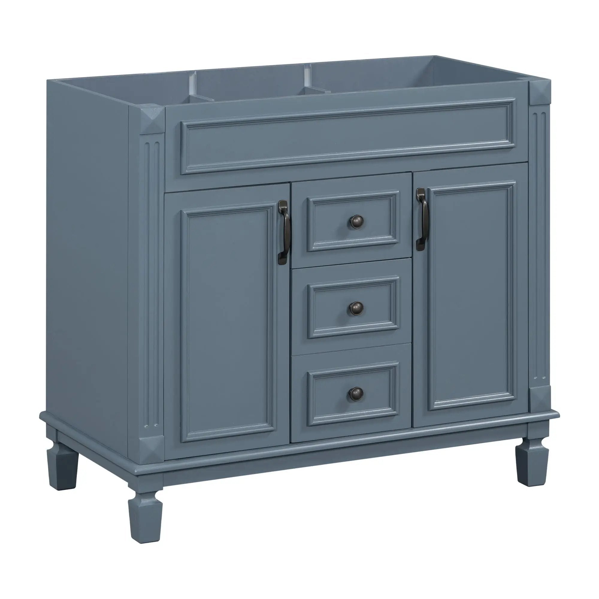 Bathroom Vanity Cabinet With 2 Soft Closing Doors And 2 Drawers by Unique Piece Furniture