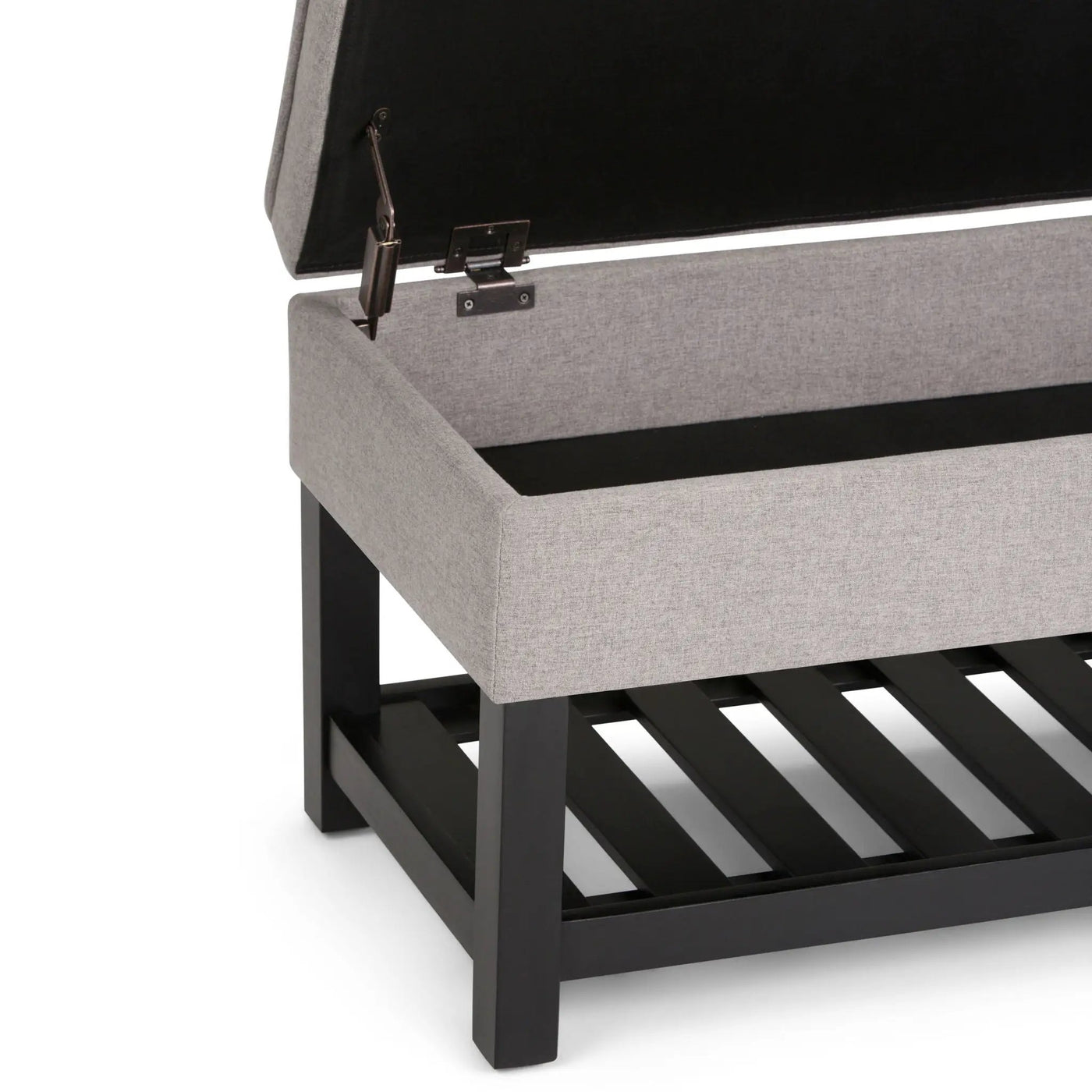 Cosmopolitan - Storage Ottoman Bench With Open Bottom by HouseOfZazla